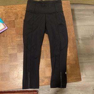 Lululemon fast and free crop leggings